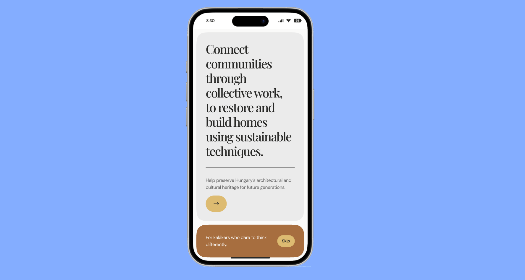 Kalaka App phone mockup
